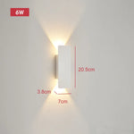 applique murale moderne extérieure led 18w 41cm noir résistante ip65 aluminium