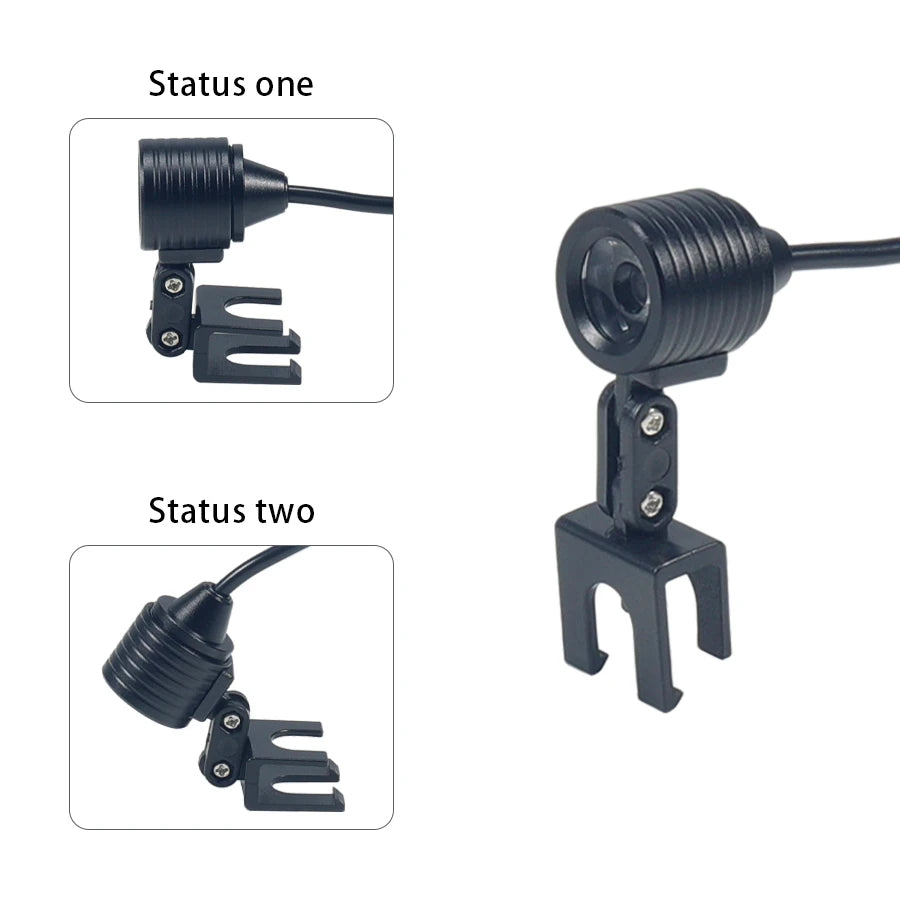 lampe torche led noir clips moderne chargeur câble batterie pratique