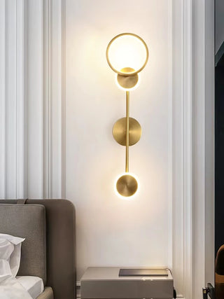 Applique murale LED moderne en laiton pour cuisine, salon et chambre - Éclairage nordique
