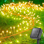 guirlande lumineuse solaire multicolore 100 led 3m moderne jardin fêtes mariage noël