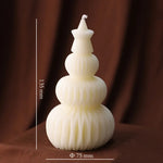 bougies aromathérapie blanches rayures architecturales classiques opaques İslam festival decoration