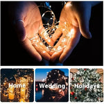 guirlande lumineuse led jaune décoration mariage noël anniversaire usb festive chaleureuse intérieure extérieure