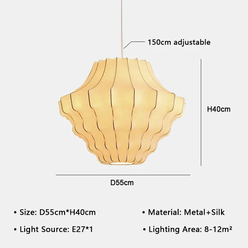 suspension lumineuse moderne blanc beige rayures verticales câble suspendu 4200K 3000K 6500K