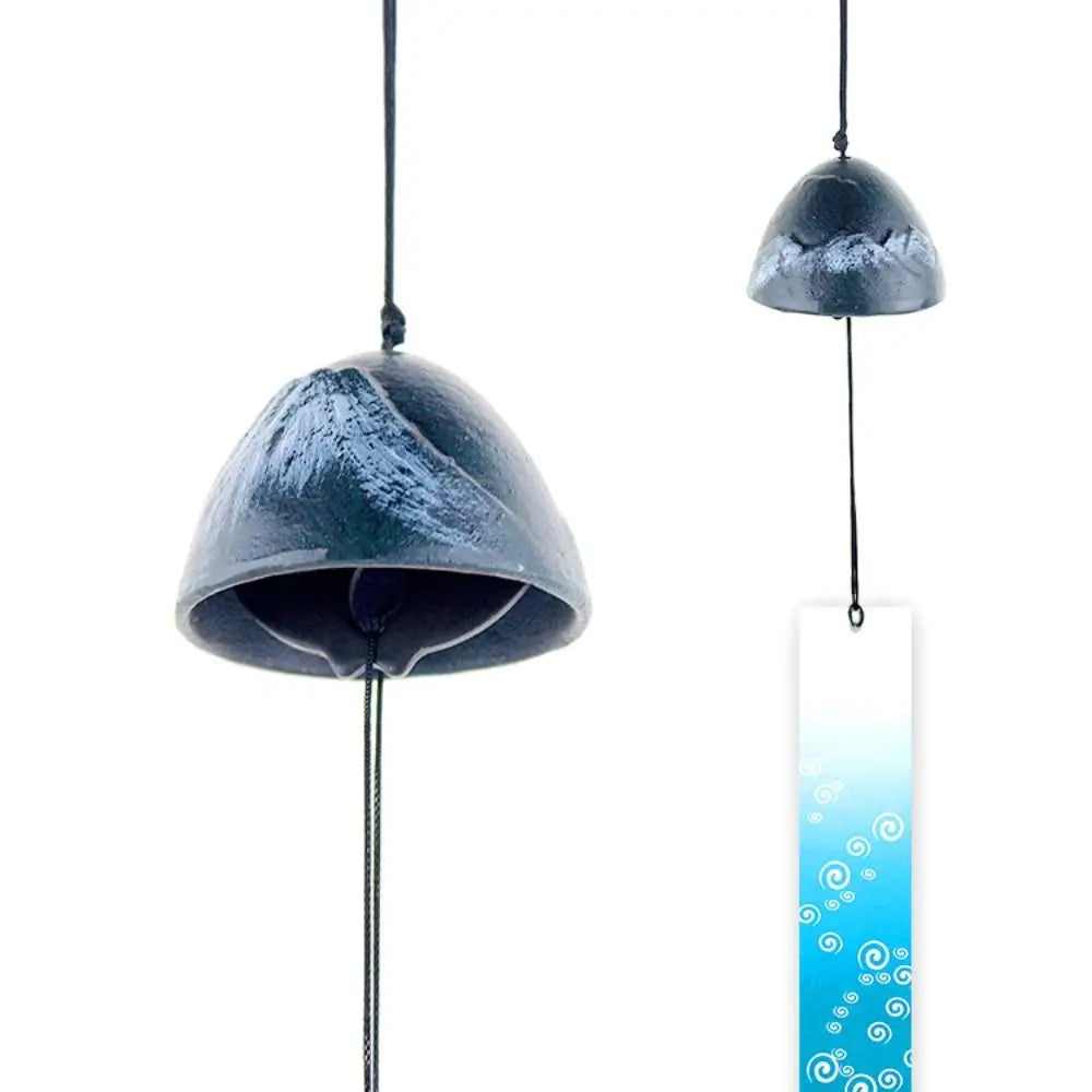 cloches vent métal marron noir vert bleu artisanales jardin extérieur