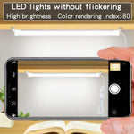 lampe led aimantée usb moderne blanc mat 32cm 5v warm white light