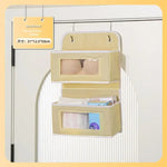 sac suspendre moderne gris beige poches fenêtres transparentes organisation chambre bain
