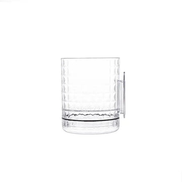 pots fleurs muraux transparents blancs texture diamantée adhésifs modernes minimalistes