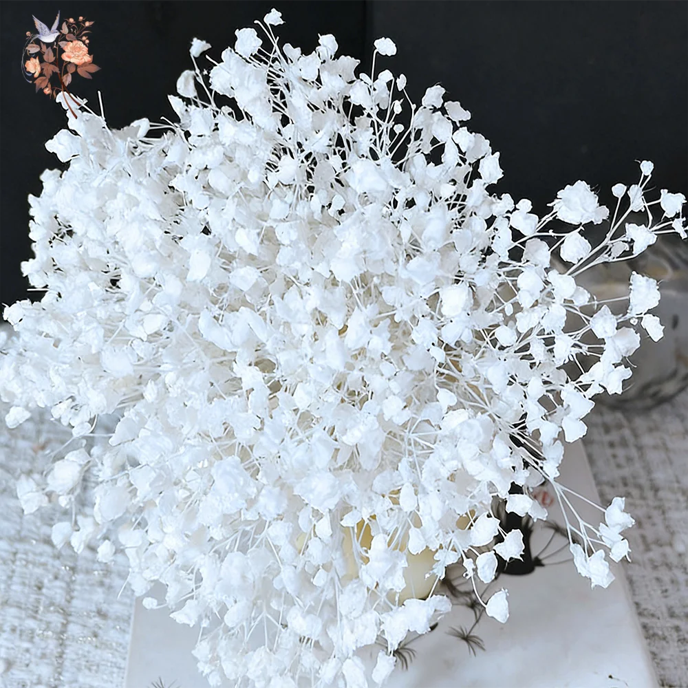 décoration intérieure bouquet fleurs séchées blanches modernes décoration maison anniversaire événements