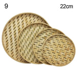 paniers rangement bambou tressé traditionnels rustiques naturels artisanat