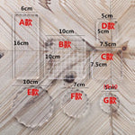 supports découpe transparents grille adhésif moderne bricolage scrapbooking
