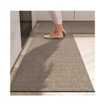 tapis sol cuisine lin gris moderne tissé absorbant antidérapant résistant usure lavable intérieur