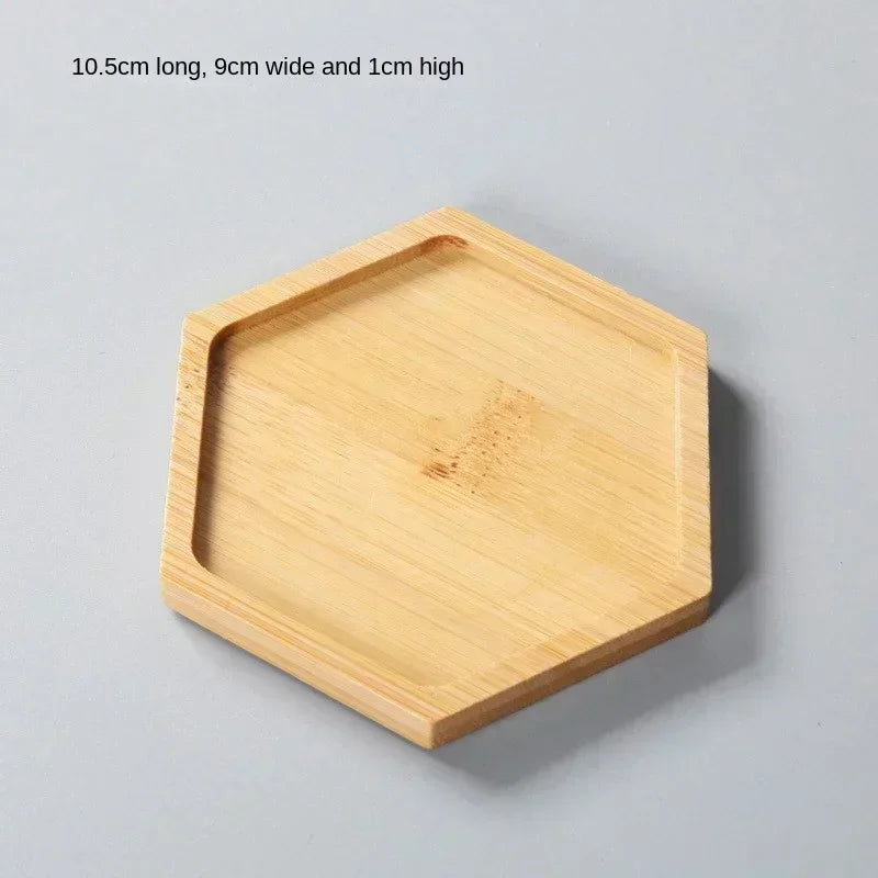 assiettes support plats bambou moderne minimaliste naturel bois clair grain bois respectueux environnement stockage