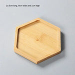 assiettes support plats bambou moderne minimaliste naturel bois clair grain bois respectueux environnement stockage