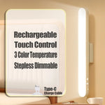 lampe led table rechargeable usb blanc moderne interrupteur tactile couleursversible armoire chambre veilleuse