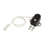 lampe table noire moderne prise électrique vis fixation cordon blanc