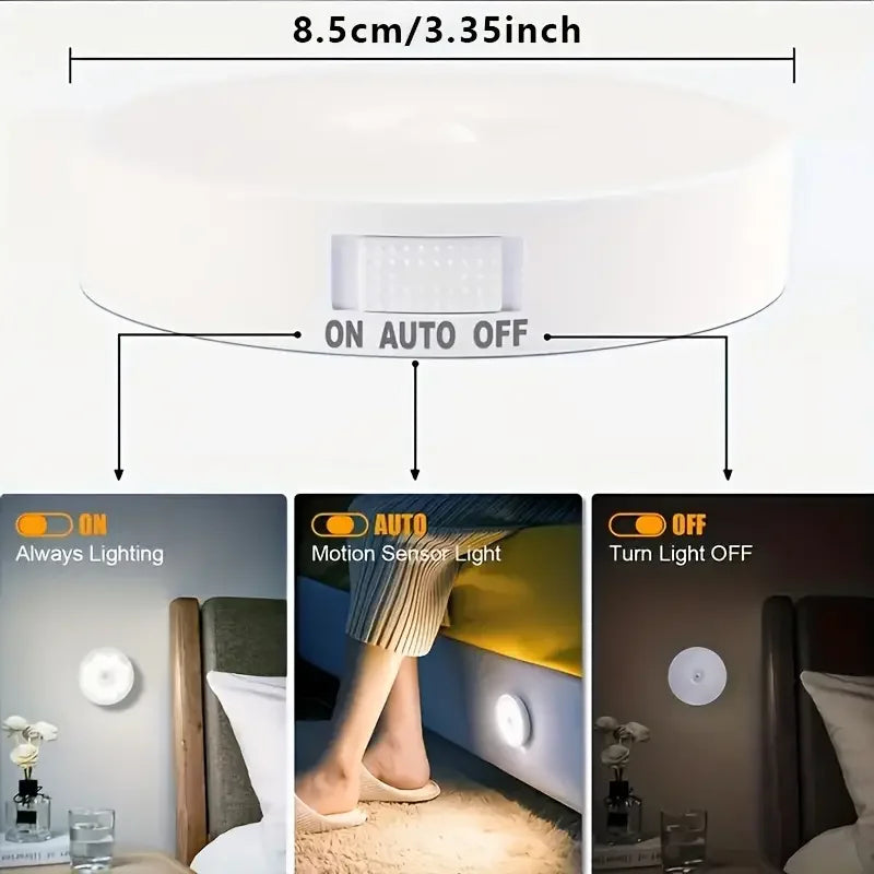 lampe led rechargeable détecteur mouvement led blanc moderne autocollante usb rechargeable