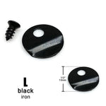 clips métalliques vis clips argent doré moderne fonctionnels fixations vis rond métal