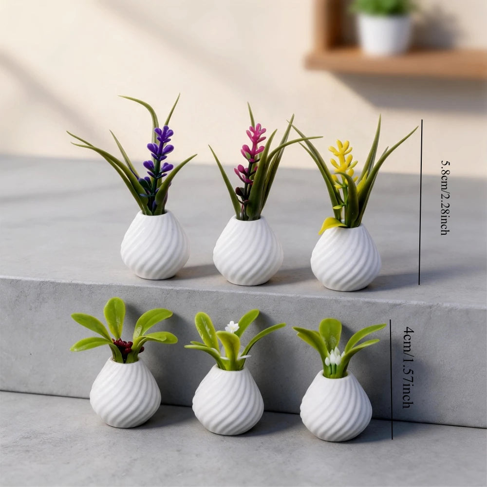 pots plantes artificielles blancs rayures horizontales moderne présentation étagère décorationintérieur