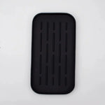 plateau silicone moderne bleu foncé rose gris noir 18 rainures antidérapant multifonctionnel cuisine salle