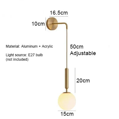 lampe suspension moderne or blanc noir sphérique brillante éclairage chambre salon étude entrée
