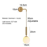 lampe suspension moderne or blanc noir sphérique brillante éclairage chambre salon étude entrée