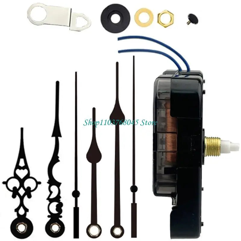 kit montre mécanique noir blanc doré aiguilles boîtier batteries instructions classique