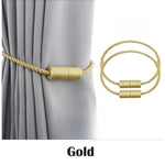 boucles rideau magnétiques or vis torsadées corde moderne fixations accessoires fenêtresextérieur