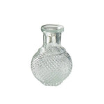 vase transparent gravé classique décoration intérieure plante hydroponique maison festive