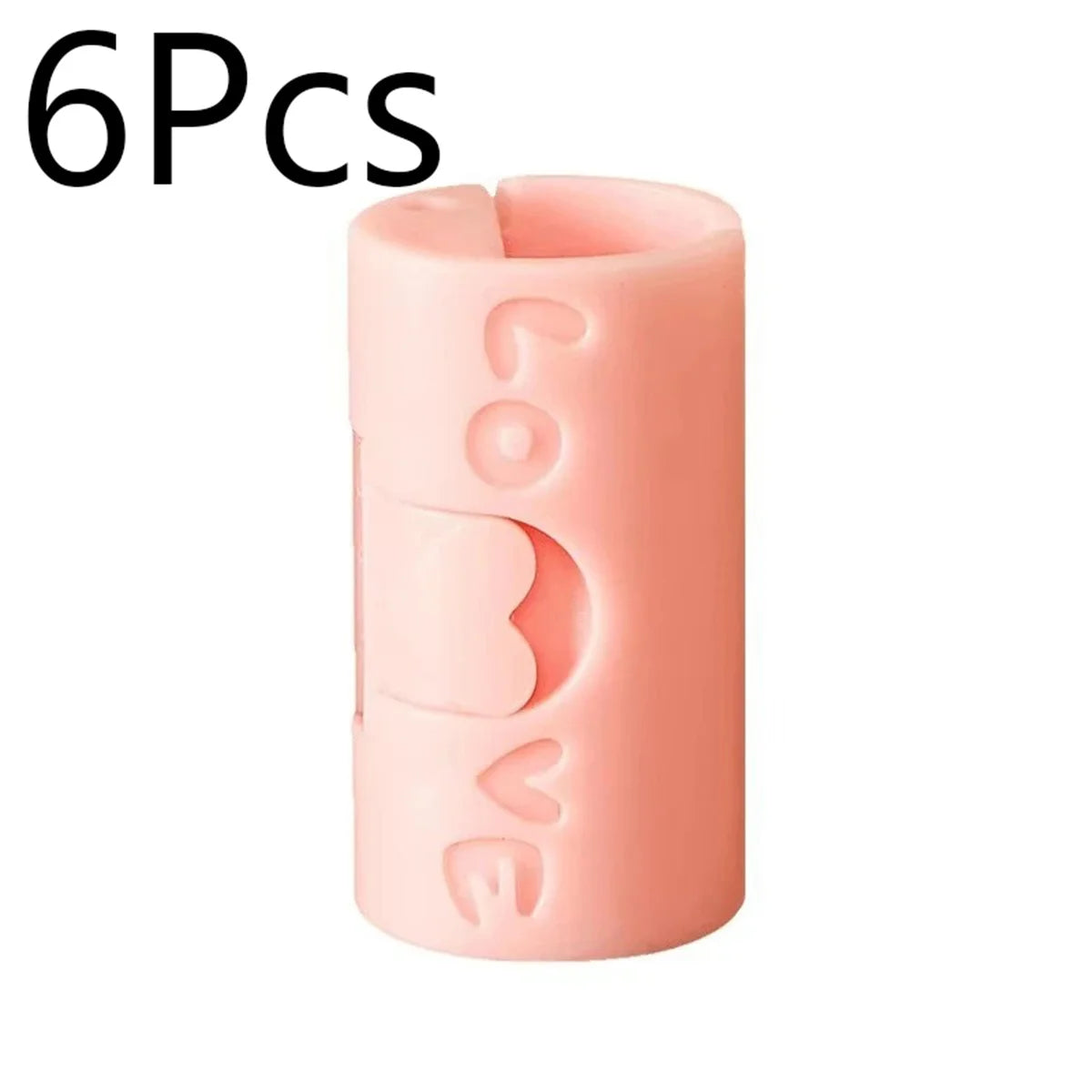 clips rangement adhésifs rose gris coeurs gravés modernes minimalistes 3pcs 6pcs 12pcs 18pcs