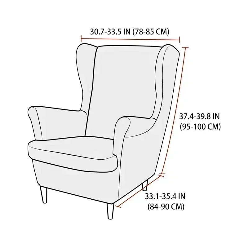 housses fauteuil classique rayures diagonales couleur beige clair polyester anti rayures anti piqûres couvrant