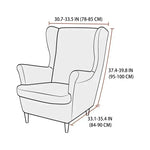 housses fauteuil classique rayures diagonales couleur beige clair polyester anti rayures anti piqûres couvrant