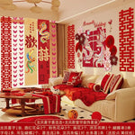 décoration mariage romantique dragon chinois fleurs cerisier papillons symboles traditionnels rouge rose blanc