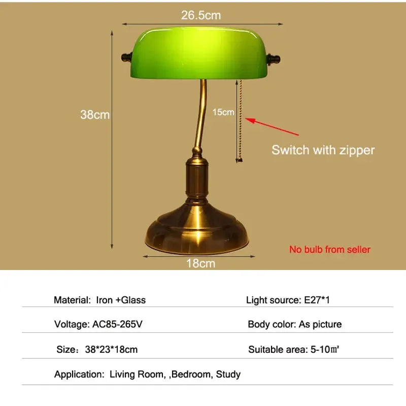 lampe classique vert bronze interrupteur bouton câble euro us uk