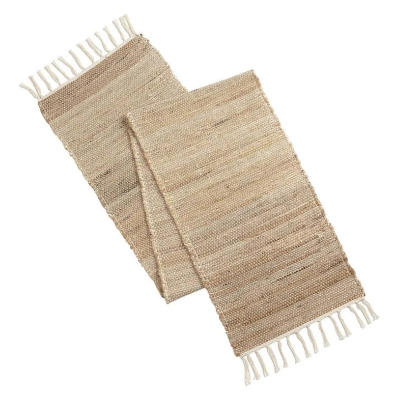serviette table jute beige rustique franges decoration table mariage hiver automne valentin salopes salopes