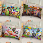 coussin double face moderne motif animaux cartoon multicolore 100 polyester opaques 30x50cm 40x60cm 48x74cm