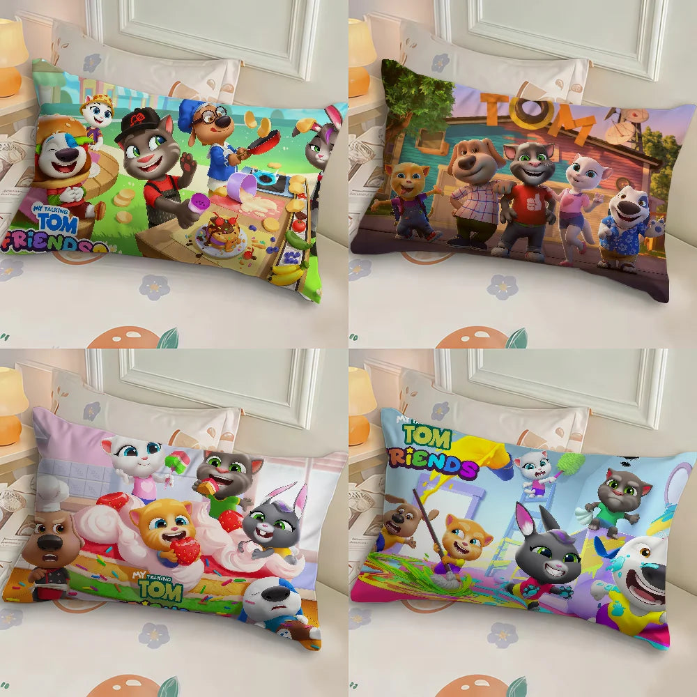 coussin double face moderne motif animaux cartoon multicolore 100 polyester opaques 30x50cm 40x60cm 48x74cm