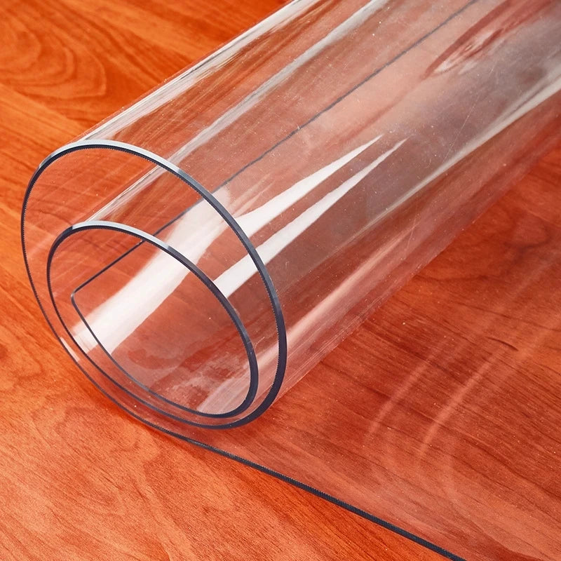 tapis imperméable pvc transparent motif floral moderne table manger adhésif légèrement opaque saison mariages