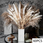 bouquet artificiel plumes orange feuilles marron boho décoration maison anniversaire mariage