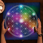 tapis tarot mandala géométrique motifs floraux multicolore moderneextérieur utilisation variée