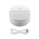 boîte lumière tactile câble usb télécommande 16 couleurs moderne noire matériau métal