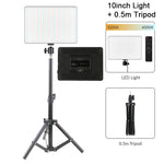 lampe led studio photo noir moderne réglable télécommande lcd