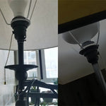 socle lampe moderne bakélite noir interrupteur chaîne cloche dorée ul certification đèn