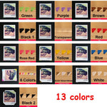 étiquettes autocollantes violet jaune blanc doré argent rouge rose vert bleu noir moderne minimaliste