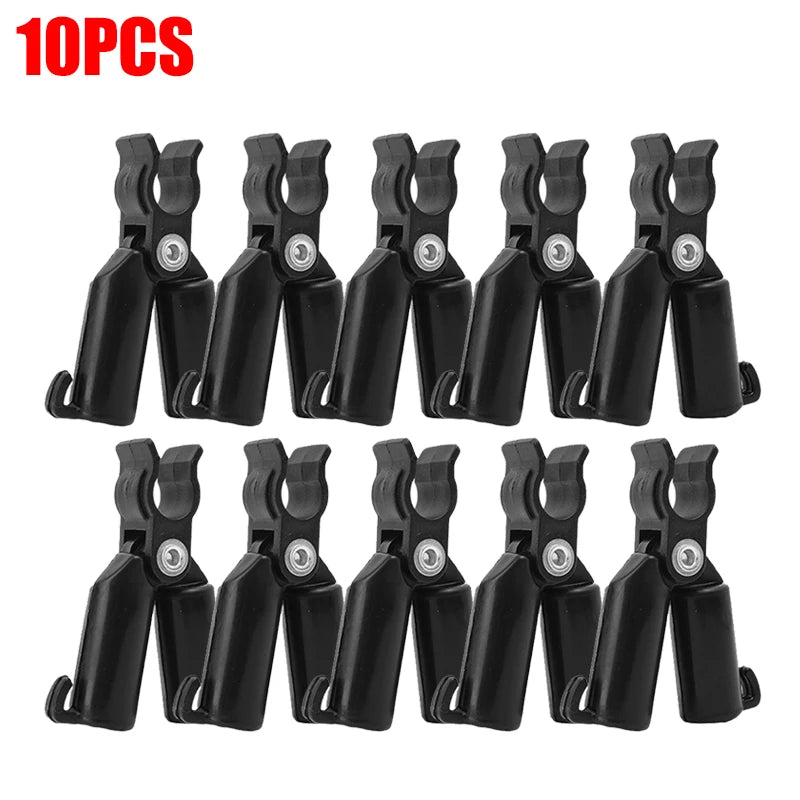 clips support plantes plastique noir clips fixation jardin réglables pack 10pcs