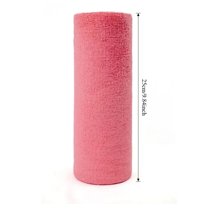 serviettes cuisine réutilisables microfibre rose vert gris bleu jaune respectueuses environnement moderne