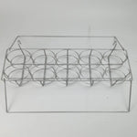 cage bouteilles argentée métal moderne organisation labo échantillons réactifs portable