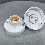 socle ampoule e26 e27 blanc moderne points ancrage abs certification