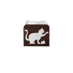 porte serviettes bois blanc élégant fleurs papillon chat rétro animal mignon tournesol détachable