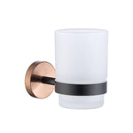 ensemble accessoires salle bain mural métal noir cuivre porte serviette savon distributeur moderne