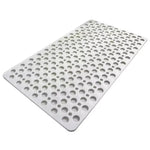 tapis bain moderne gris perforé adhésif respectueux environnement salle bain